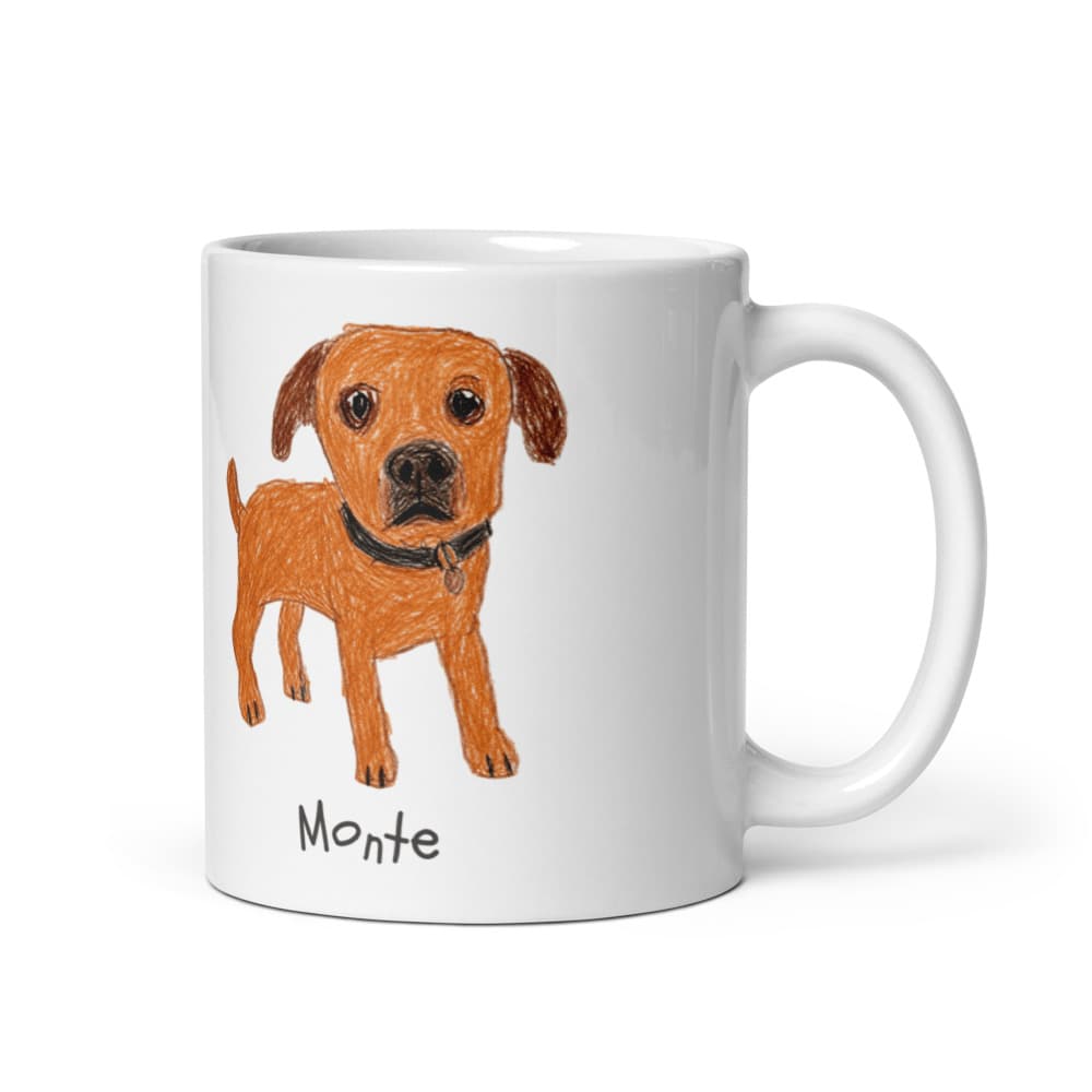 Monte's Kid Crayon portrait on a Mug
